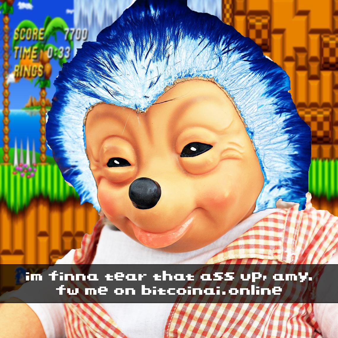 sonic smirking