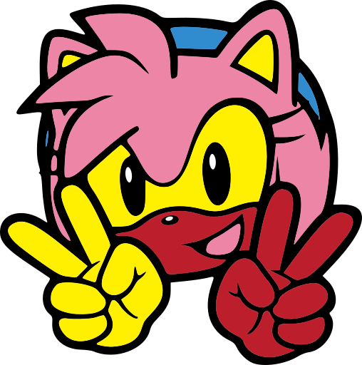 modern amy peace sign
