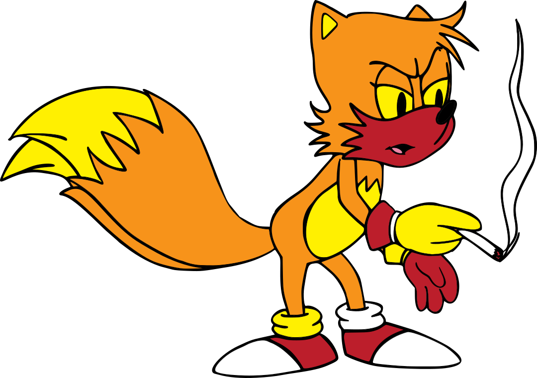 tails having a cig